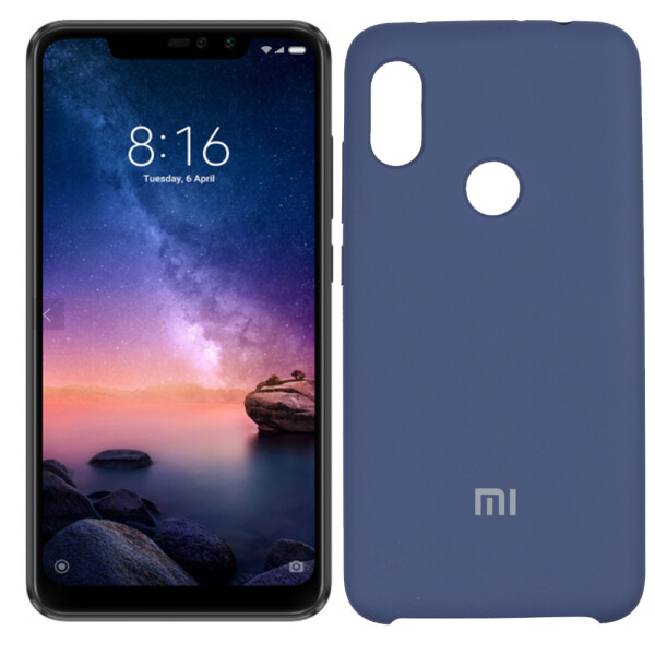 

Чехол для Xiaomi Redmi Note 6 Pro Синий (25199)