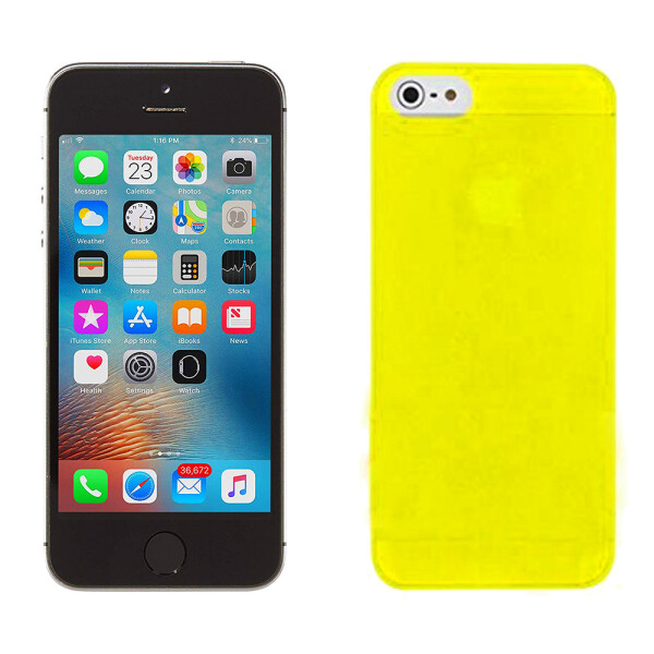 

Чехол Ultra-thin 0.3 для iPhone 5/5s Yellow (11193)