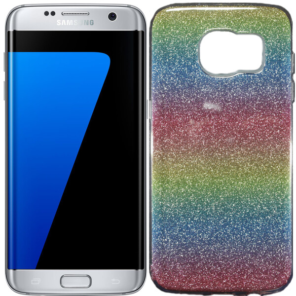 

Чехол силиконовый 3in1 Блёстки для Samsung G930 Galaxy S7 Rainbow (19762)