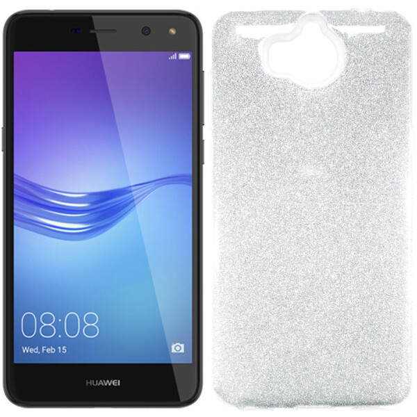 

Чехол силиконовый 3in1 Блёстки для Huawei Y5 2017 White (18444)
