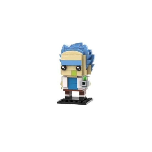

Экшн фигурки строительные блоки фигурки MOC Brickheadz Рик/Морти 3-5 см