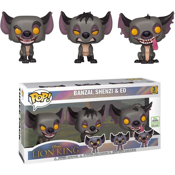 

Funko Pop! Disney:Король Лев Эксклюзивный набор из 3 гиен ПВХ 6 см