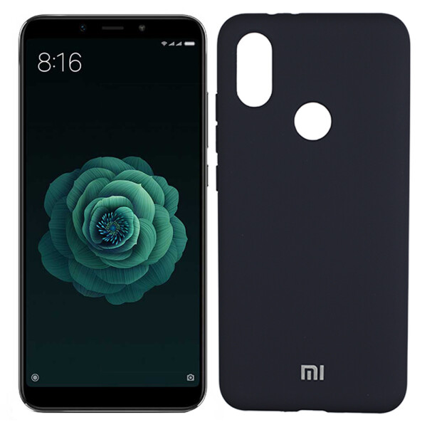 

Чехол силиконовый оригинальный для Xiaomi Mi6x/Mi A2 Синий FULL (26025)