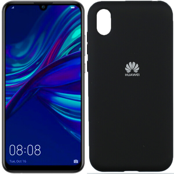 

Чехол силиконовый оригинальный для Huawei Y5 2019 Черный FULL (26542)