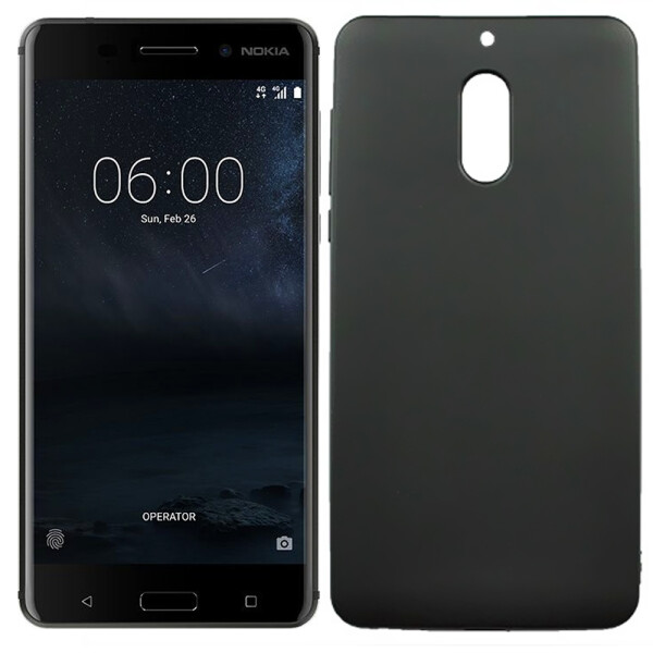 

Чехол силиконовый оригинальный для Nokia 6 Black (16041)