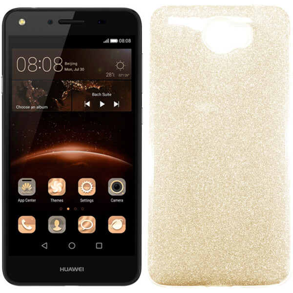 

Чехол силиконовый 3in1 Блёстки для Huawei Y5 II Gold (18447)