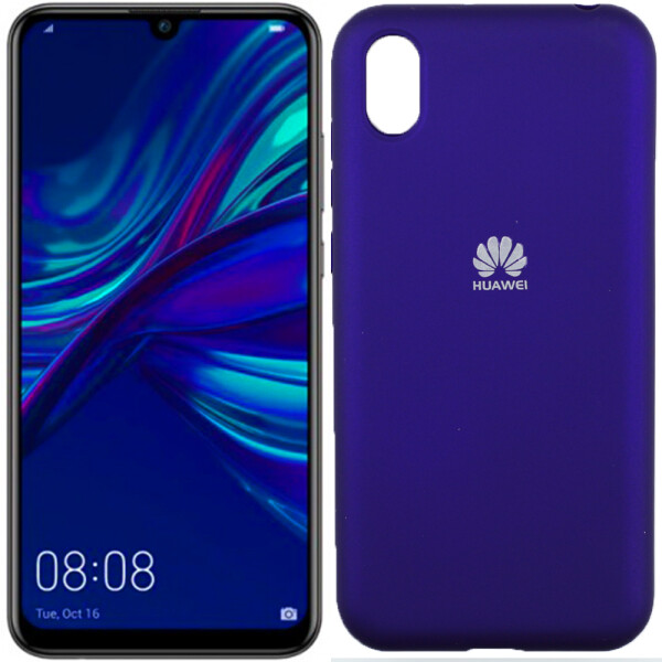 

Чехол силиконовый оригинальный для Huawei Y5 2019 Фиолетовый FULL (26539)