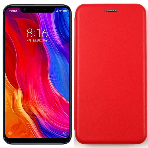 

Чехол книжка U-Like Best для Xiaomi Mi8 Red (27494)