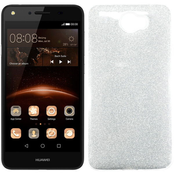 

Чехол силиконовый 3in1 Блёстки для Huawei Y5 II White (18445)