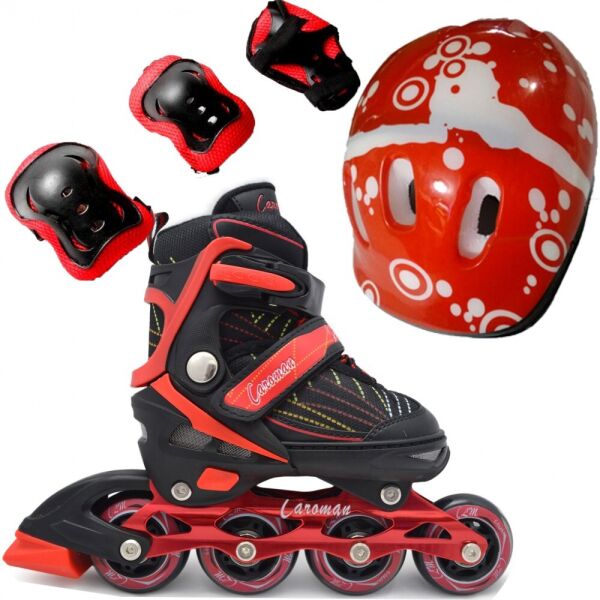

Роликовые коньки детские раздвижные Maraton Caroman Combo 37-41 Красный