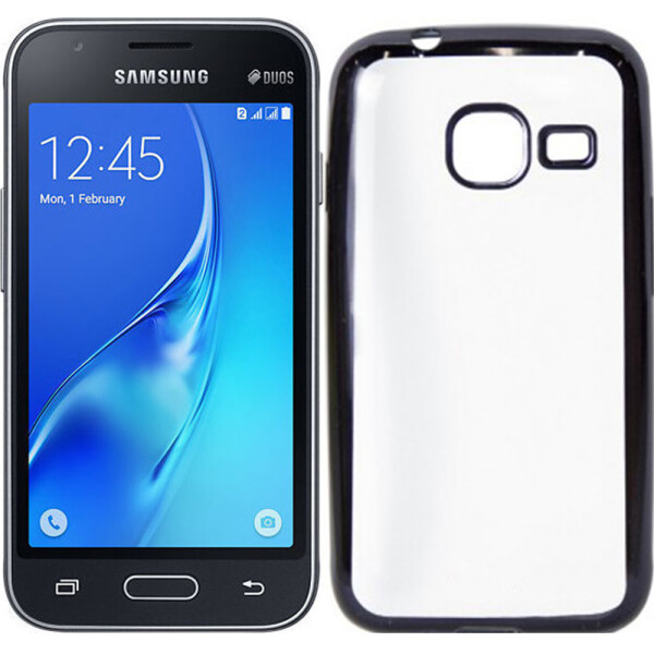 

Чехол Electroplating TPU case для Samsung J1 mini/J105 black (8922)