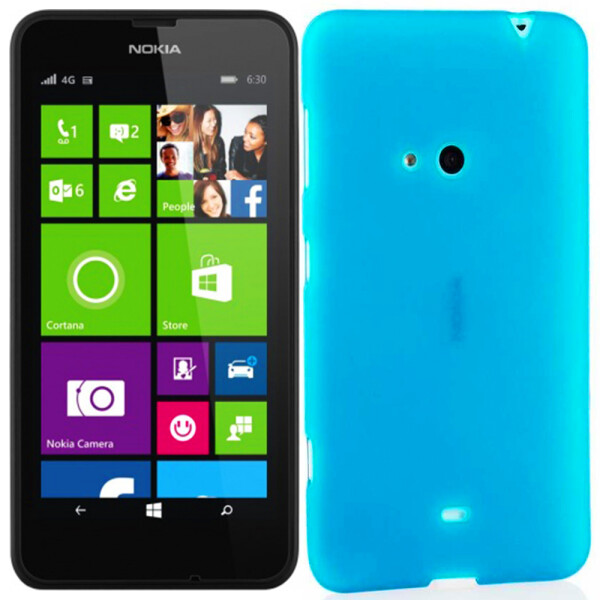 

Чехол силиконовый оригинальный для Nokia 625 Blue (3086)