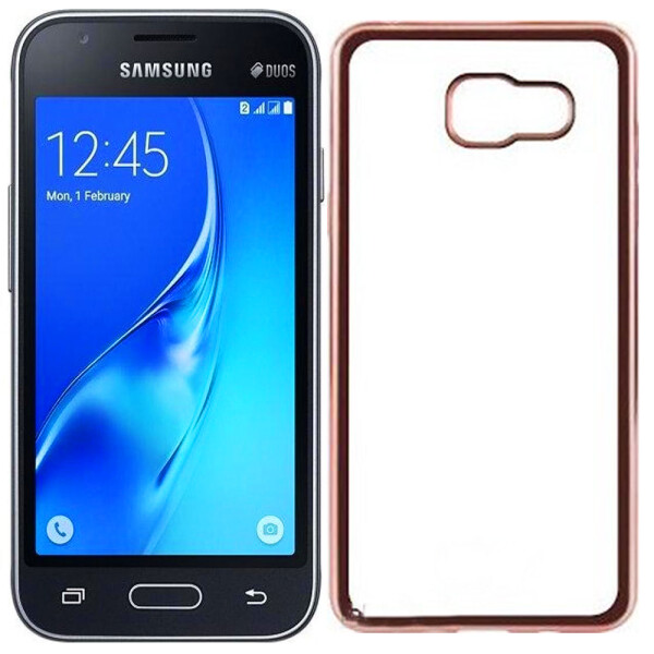 

Чехол Electroplating TPU case для Samsung J1 mini/J105 pink (9571)