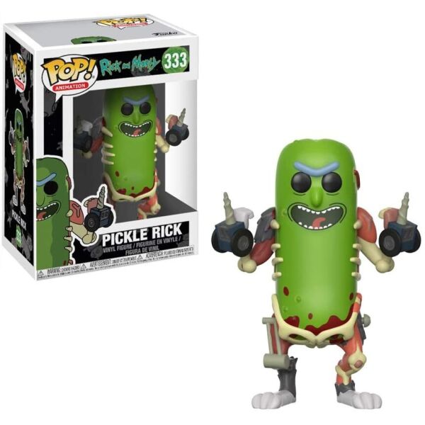 

Funko Рассол Рик с лазером Pickle Rick with Laser 10 см 0,14 кг ПВХ