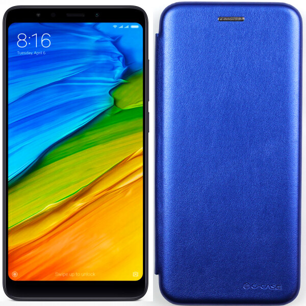 

Чехол книжка U-Like Best для Xiaomi Redmi Note 5/Note 5 Pro Blue (27612)