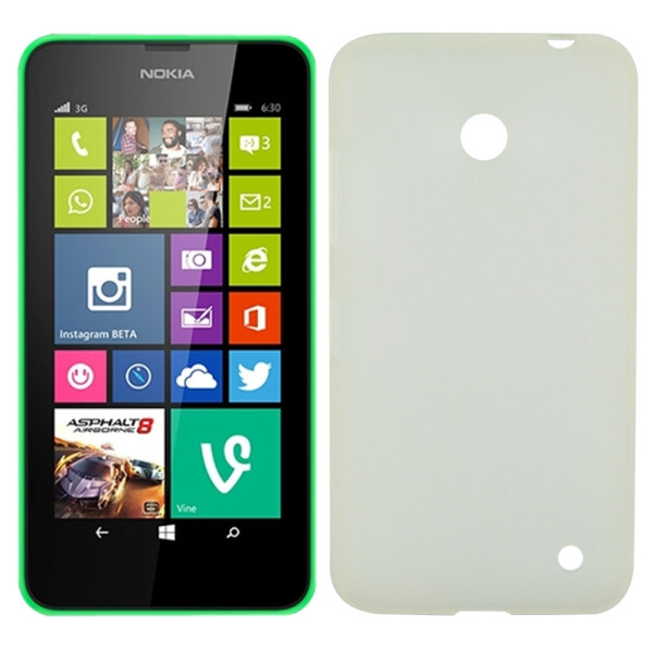 

Чехол силиконовый оригинальный для Nokia 630/635 White (4995)