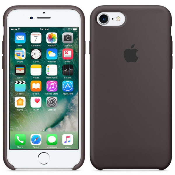 

Чехол силиконовый оригинальный для iPhone 7 /8 Cocoa (24012)