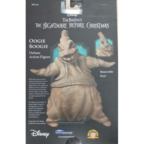 

Кошмар перед Рождеством фигурка Уги-буги Oogie Boogie 17 см ПВХ