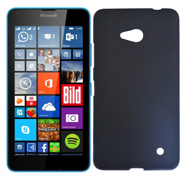 

Чехол силиконовый оригинальный для Nokia 640 (Microsoft) Black (3087)