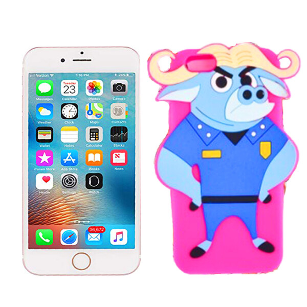 

Чехол силиконовый Зверополис Cow для iPhone 6/6S (8427)