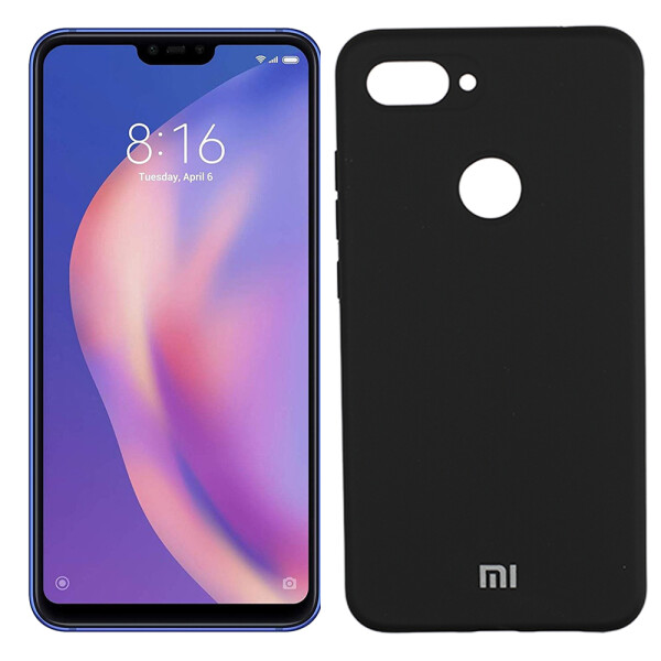

Чехол силиконовый оригинальный для Xiaomi Mi8 Черный FULL (26366)