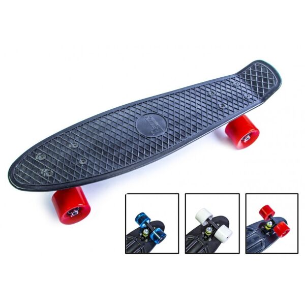 

Скейт Penny board. Черный цвет. Матовые колеса.