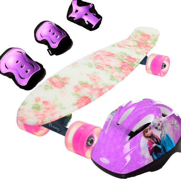 

Скейт Penny Style 22" Combo Набор (защита + шлем) Rose Фрозен (2T2034)