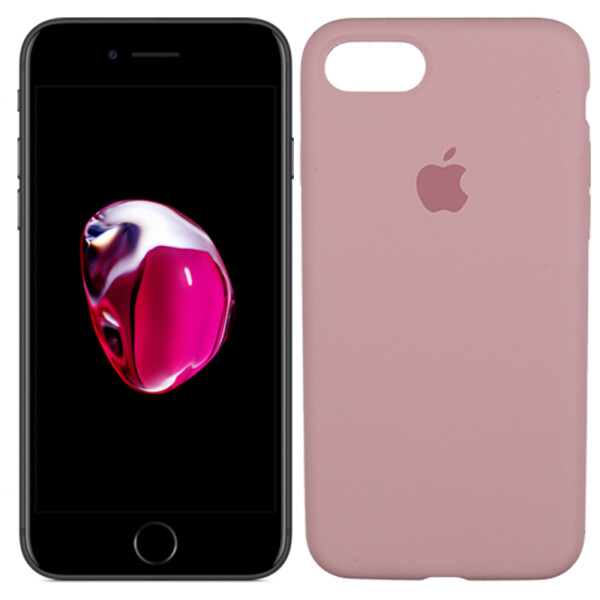 

Чехол силиконовый оригинальный для iPhone 7/8 Розовый FULL (25982)