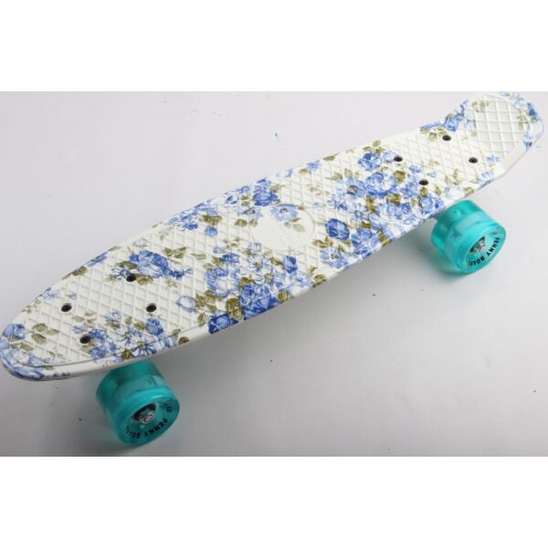 

Скейт Пенни борд Penny board Graffics 22 Light Rose Blue