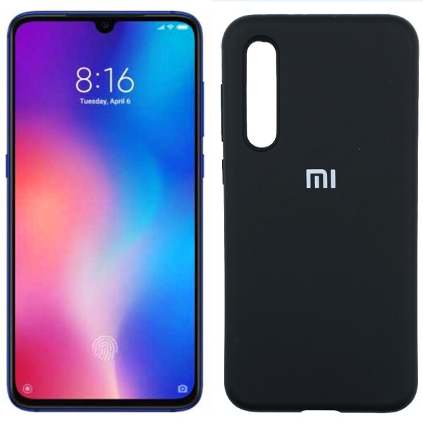 

Чехол силиконовый оригинальный для Xiaomi Mi9 SE Черный FULL (26367)