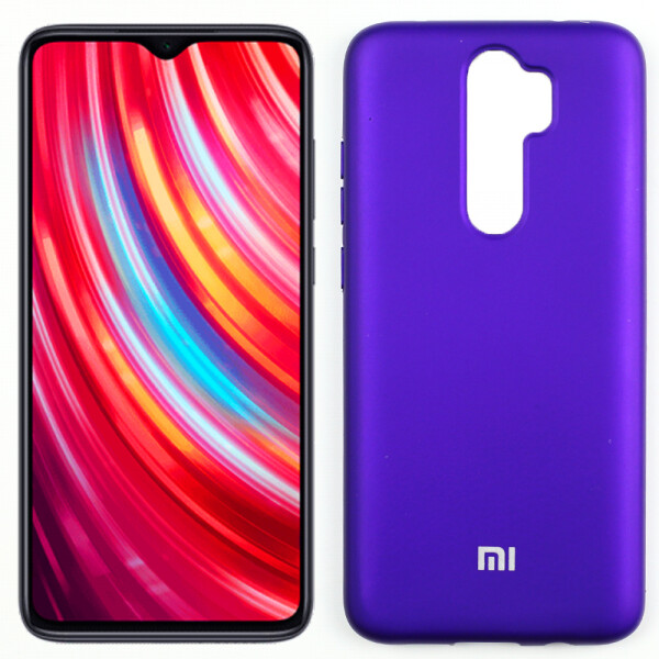 

Чехол силиконовый оригинальный для Xiaomi Redmi Note 8 Pro Фиолетовый FULL (27777)