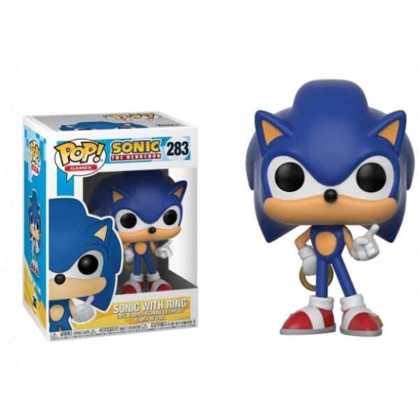 

Фигурка Funko POP! Мини-фигурка Sonic with Ring 10 см ПВХ