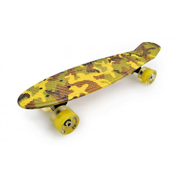 

Скейт Пенни борд Penny board Graffics 22 Light Military Yellow