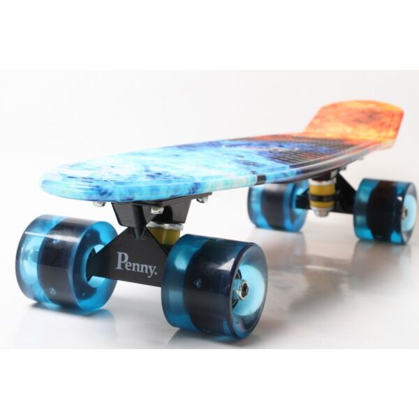 

Скейт Пенни борд Penny board Graffics 22 Light Fire Blue