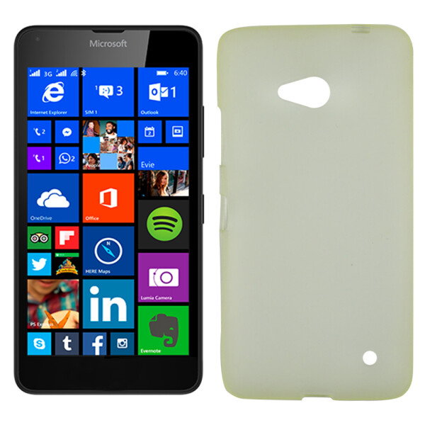 

Чехол силиконовый оригинальный для Nokia 640 (Microsoft) White (1876)