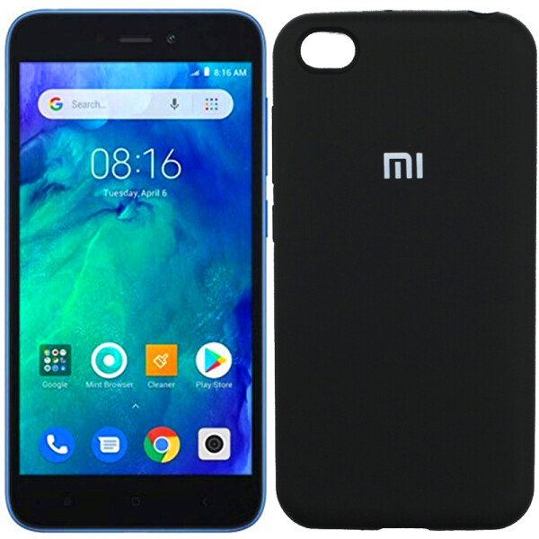 

Чехол силиконовый оригинальный для Xiaomi Redmi Go Black FULL (26379)