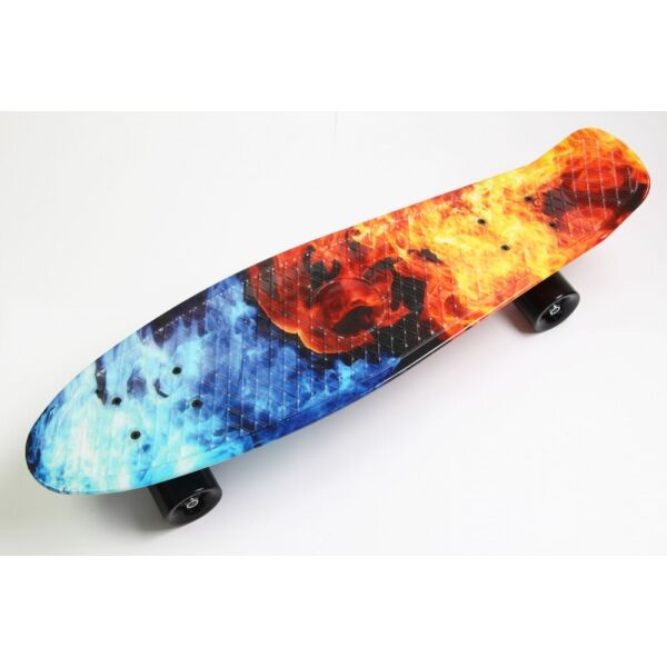 

Скейт Пенни борд Penny board Graffics 22 Fire Blue