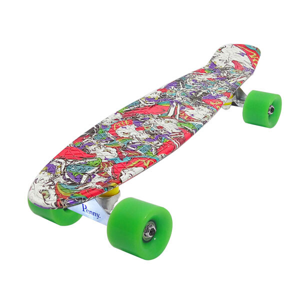 

Скейт Пенни борд Penny board Graffics 22" с рисунком China Dragon