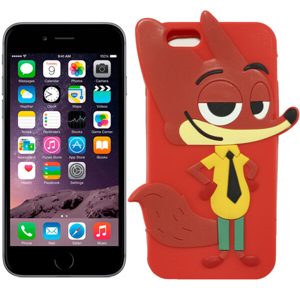 

Чехол силиконовый Зверополис Fox для iPhone 6/6S (8430)