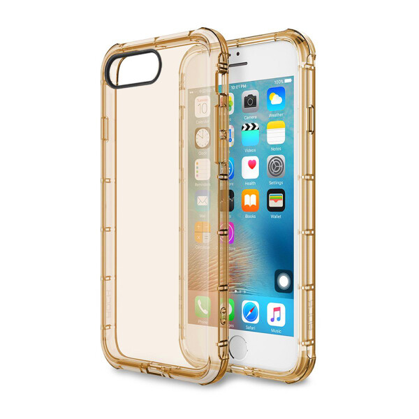 

Чехол накладка i-Smile Transparent series case TPU для iPhone 7 Plus Gold (10528)