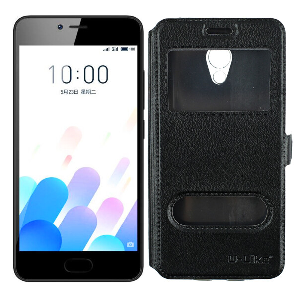 

Чехол книжка U-Like Simple для Meizu M5c Black (21162)