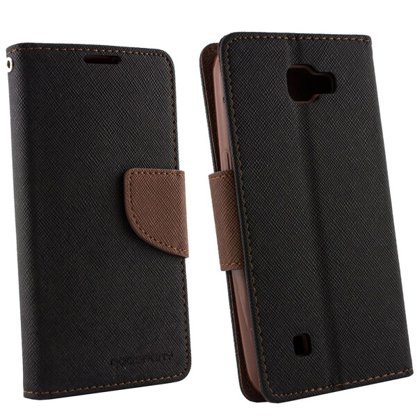 

Чехол книжка Goospery для LG K4/K130E Black (11683)