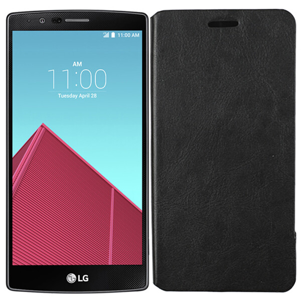 

Чехол книжка для LG G4 Stylus Black (5106)