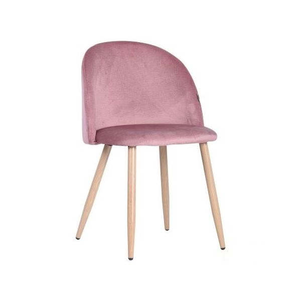 

Стул обеденный Sherry beech/pink velvet AMF