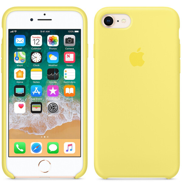 

Чехол силиконовый оригинальный для iPhone 7 /8 Lemonada (24024)