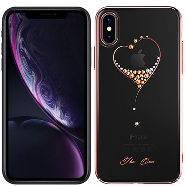 

Чехол Kingxbar Diamond Series для iPhone X Heart Rose Gold (18491)