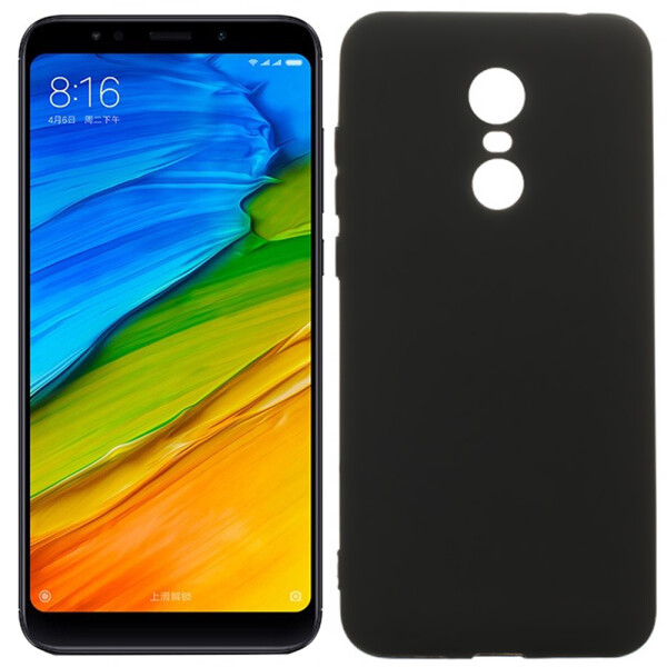 

Чехол силиконовый SMTT для XIAOMI REDMI 5 (Черный) (20056)