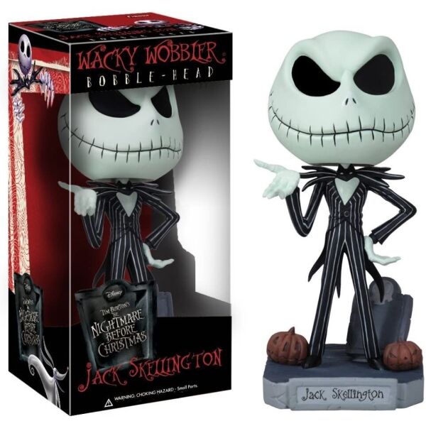 

Фигурка Wacky Wobbler Jack Skellington Джек скеллингтон 16 см ПВХ коллекционные принадлежности
