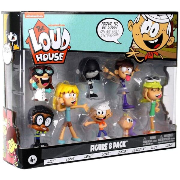 

Statue8Pieces Set Loud House Фигурка Линкольн Клайд Лори Лили Лени Люси Лиза Луна Шумный дом 10 см