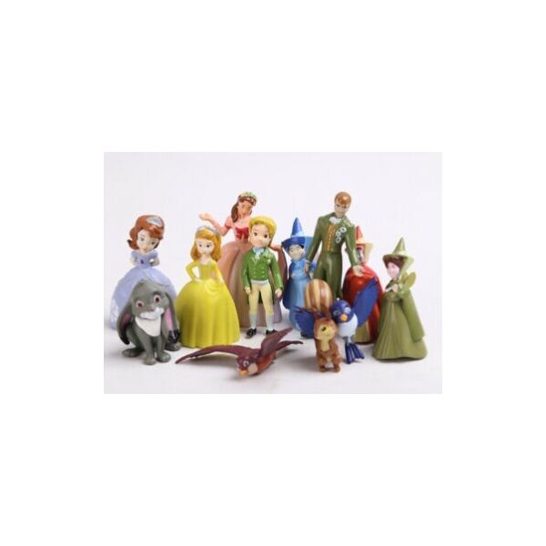 

Набор из 12 фигур Princess Sofia София Прекрасная 3-5 см пластик